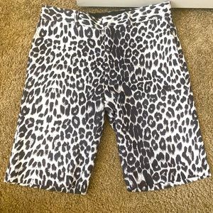 RLGN BLACK LABEL LEOPARD SHORTS.